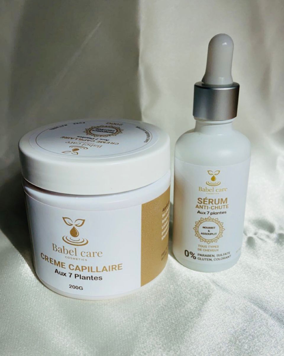 Creme capillaire et serum